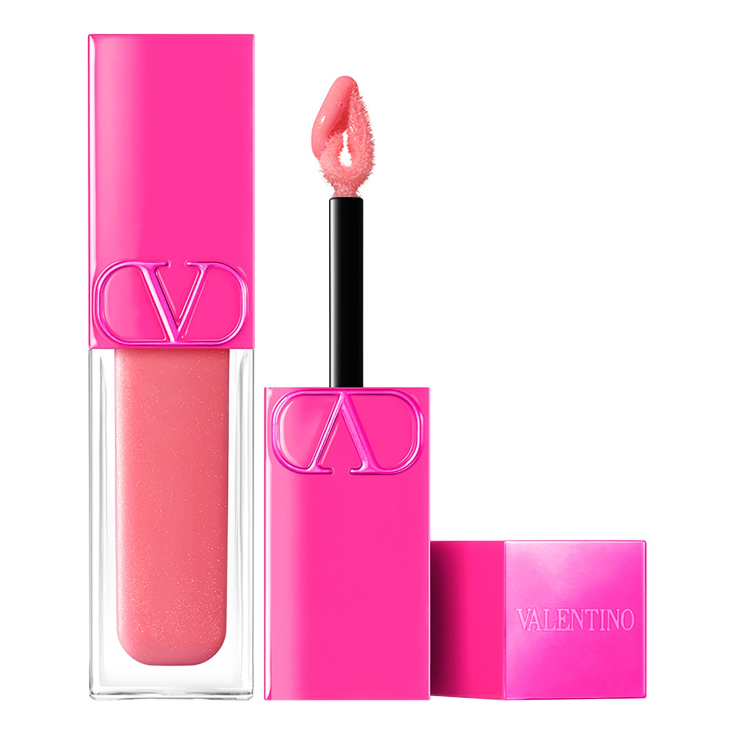 Valentino Make Up - Puffer gloss - Pielęgnujący Błyszczyk Powiększający Usta I Nadający Połysk - Puffer gloss 103r - Dla Kobiet